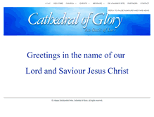 Tablet Screenshot of cathedralofglory.com